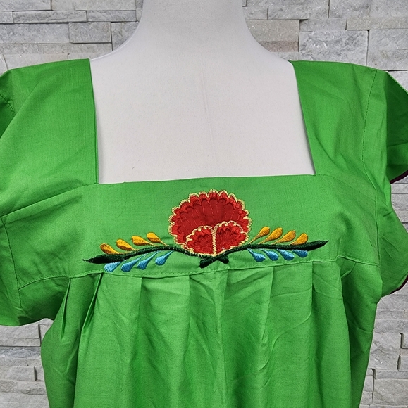 Pretty handmade super comfortable dress S/M/L - Picture 3 of 9